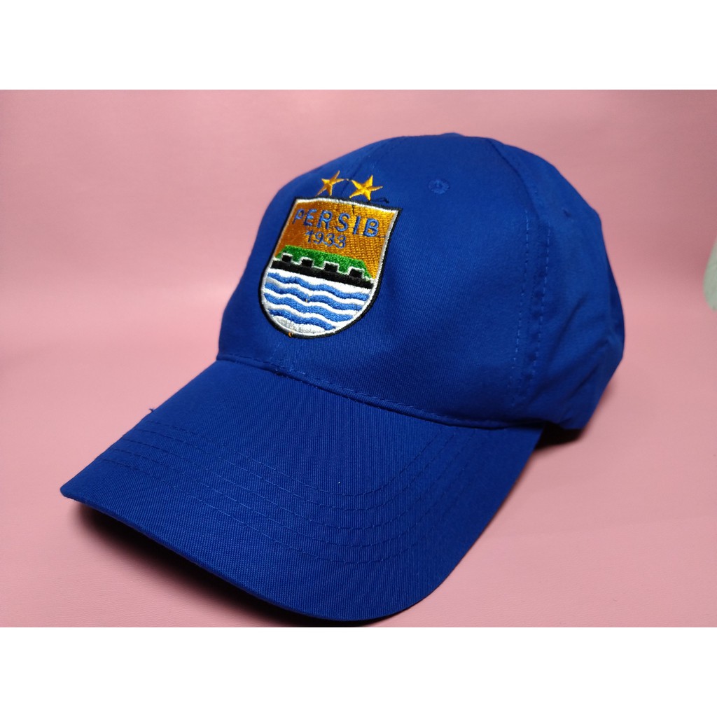  Topi  Baseball Bordir Persib Bandung Belakang Besi Shopee 