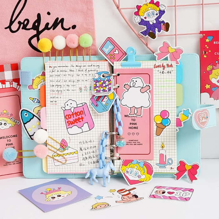 

DIY Diary Book - Biru Muda