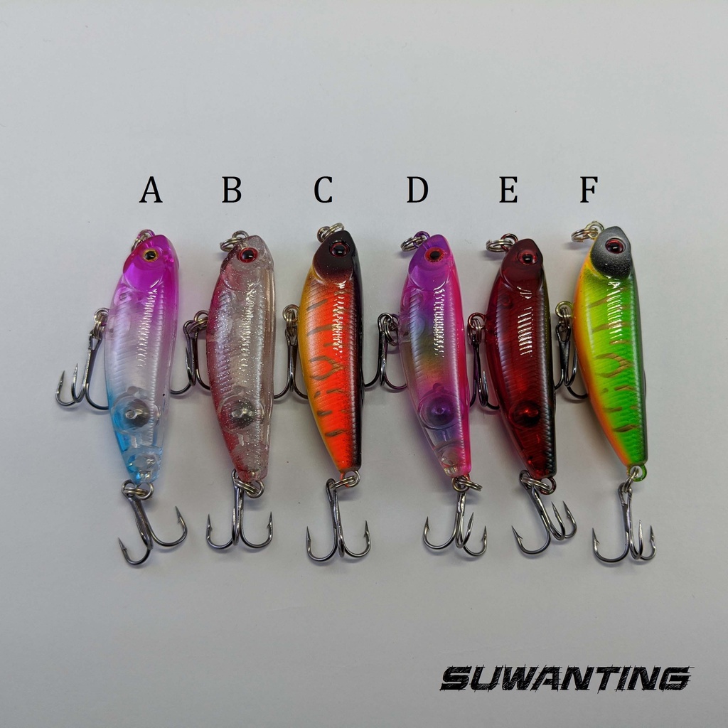 Umpan Pancing Fishing Lure WTD Pencil  Top Water Hengjia Mirip Dw62 Treble Hook ~ SUWANTING ~