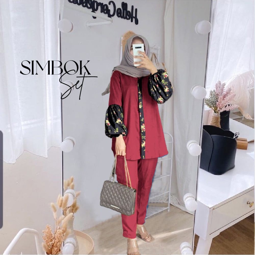PAKAIAN SETELAN TERBARU SET SIMBOK DMR