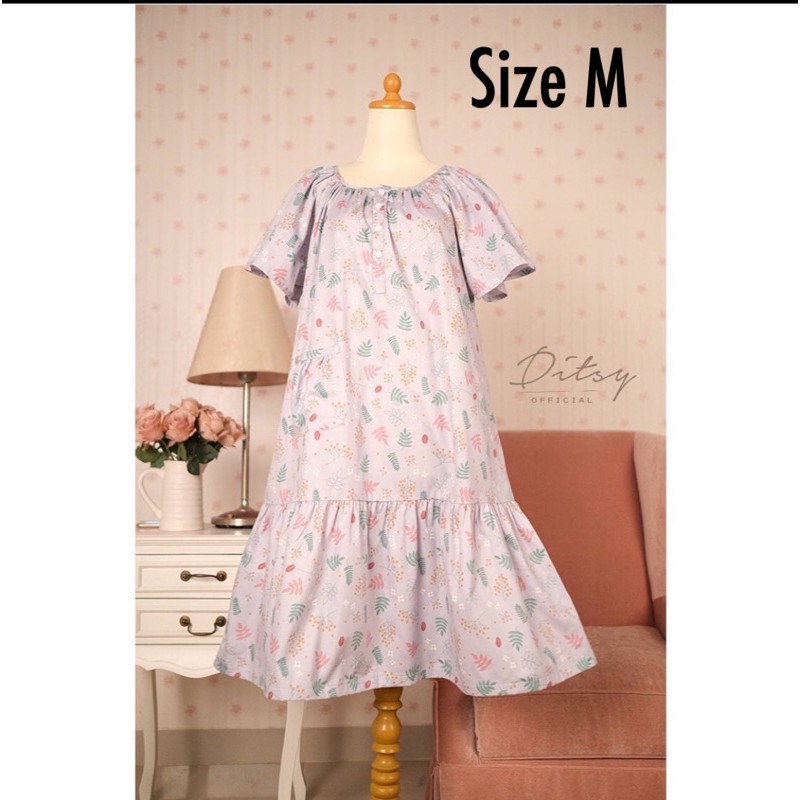 Ditsy Nightgown Yarrow Stone Nightdress size M