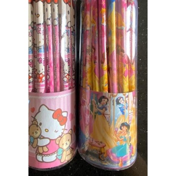 

New Arrival|SQ34|Pensil 2B fancy karakter tabung (50pc), pensil pot, pensil set, pencil fancy 2B