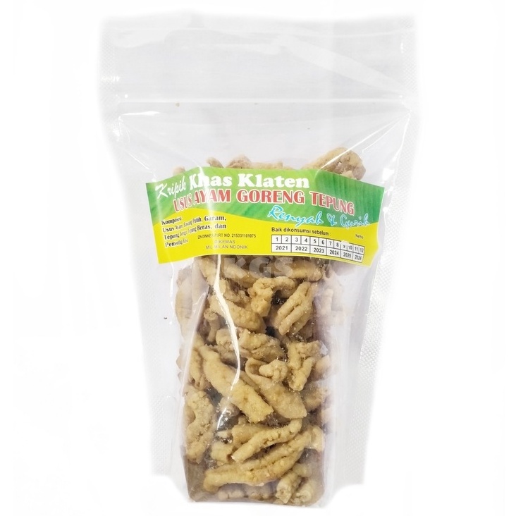 

Keripik Usus Ayam Ndonik 250 gr Enak dan Gurih Khas Solo