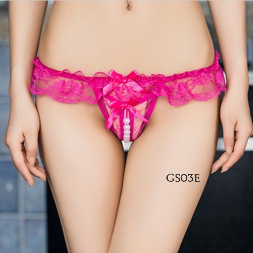 [SIAP KIRIM] SEAMLESS UNDERWEAR G STRING SEXY MUTIARA FUSCHIA GS03E