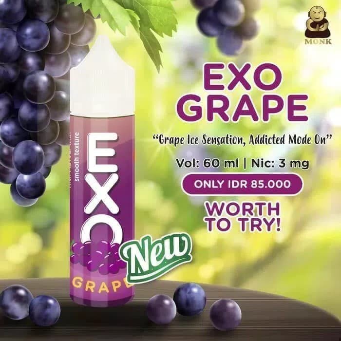 LIQUID EXO 60MILI ANGGUR GRAPE ENAK