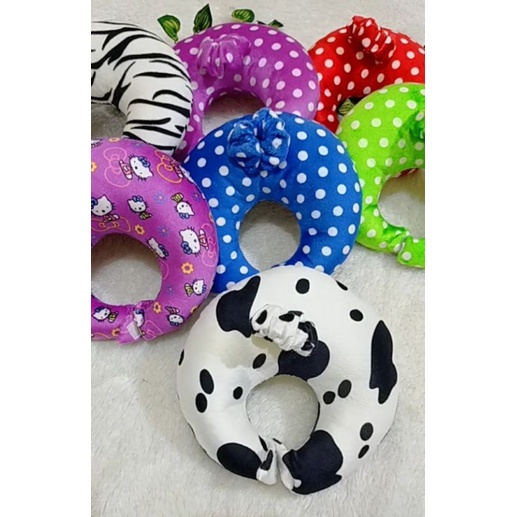 PREMIUM!!! Bantal Penyangga Botol Dot Susu Bayi Motif Polkadot Animals Karakter Bottle Holder grosir