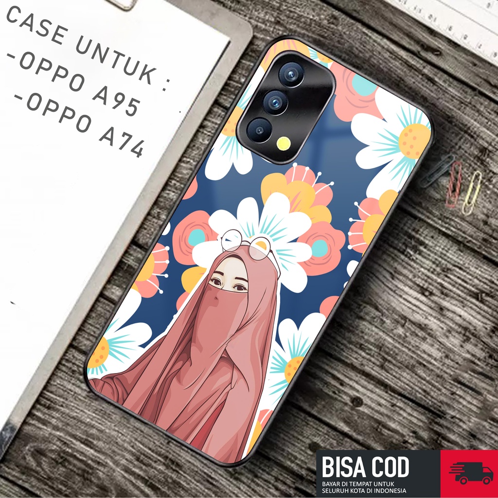 Case OPPO A95 4G/A74 4G  - Casing  OPPO A95 4G/A74 4G [ HIJAB ] Silikon OPPO A95 4G/A74 4G  - Case H