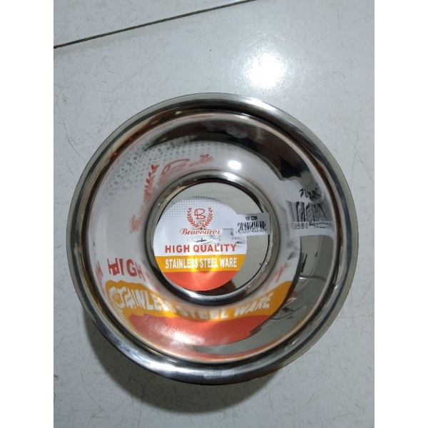 Baskom stainless  bravorus/Mangkuk air/Mangkuk sop