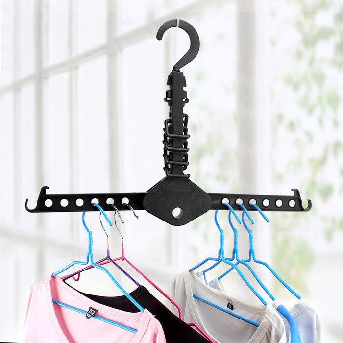 Magic Hanger Portable / Gantungan Baju Lipat Praktis Modern