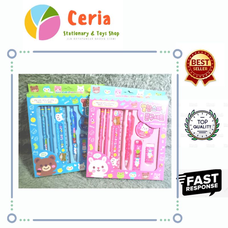 

stationary set#alat tulis anak lengkap# alat sekolah#kado anak#kado edukatif