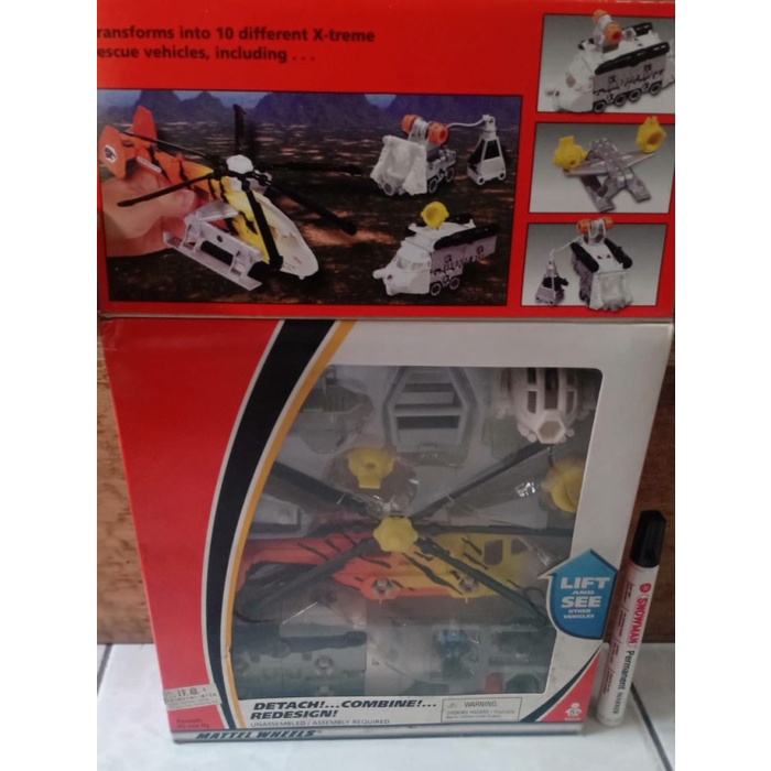 SIAP KIRIM Matchbox Mega Rig Rapid Resque Helicopter TERBATAS