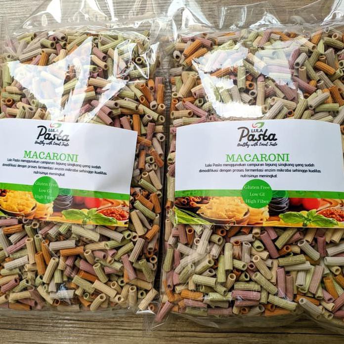 

RAINBOW MACARONI GLUTEN FREE PASTA @1KG - LULAPASTA