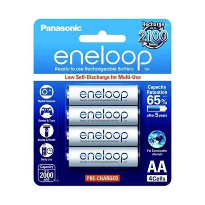 Battery Aa Panasonic Eneloop Aa 1900Mah 4Pcs Original