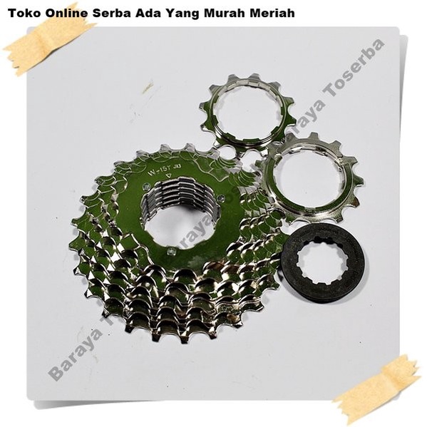 Sprocket Shimano HG50 12T - 25T Gir Gear Sepeda 8 Speed