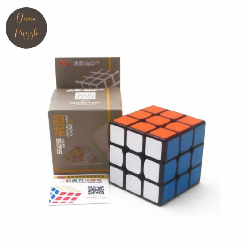 Rubik 3x3 Yongjun Guanlong 3x3 Blackbase ORIGINAL