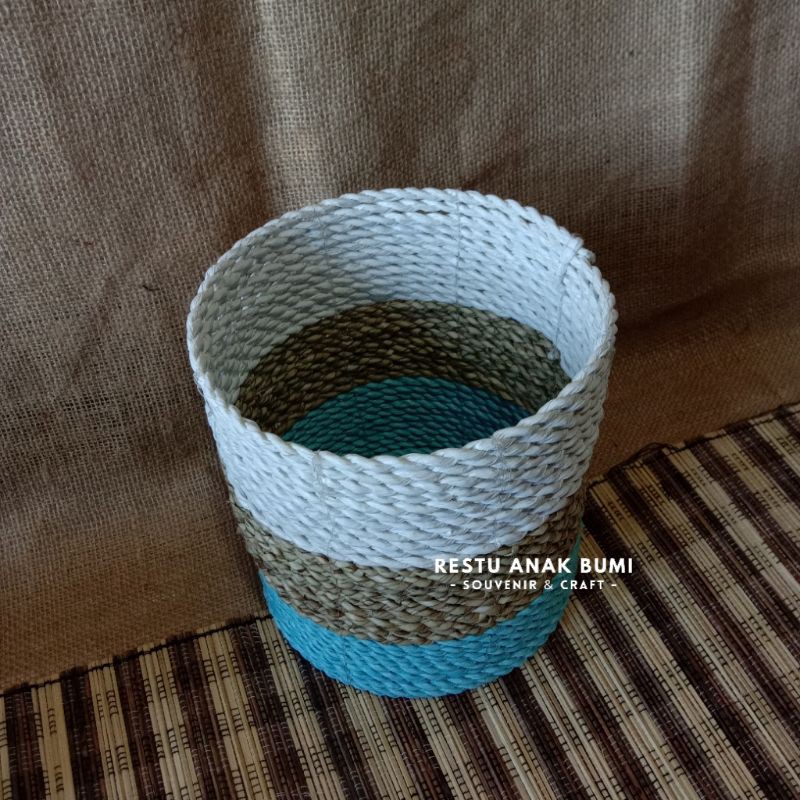 

Promo (M048) Loli Mini Biru S d.13cm|Furniture|Cover Pot|Laundry|Keranjang|Gift|Wadah|Basket|Vas