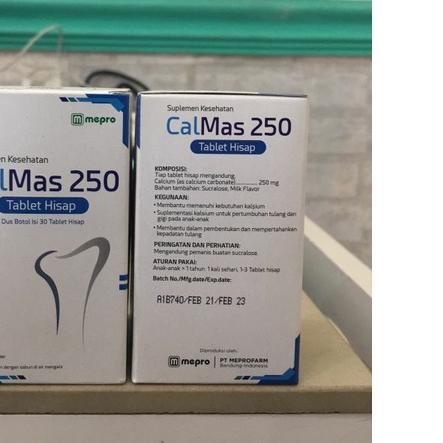 ✽ Calmas tablet isi 30 tablet |peninggi badan ➲