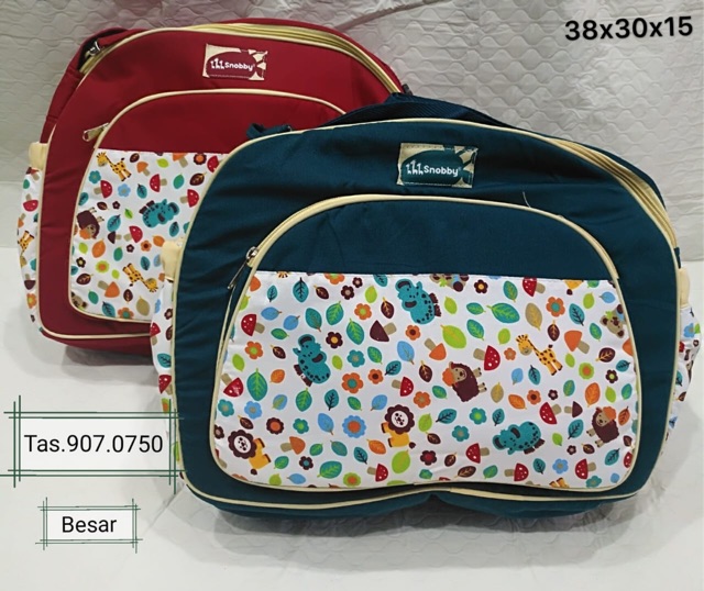 NEW!!!Tas bayi besar snobby/ Tas bayi besar polkadot zoo series / tas bayi snobby