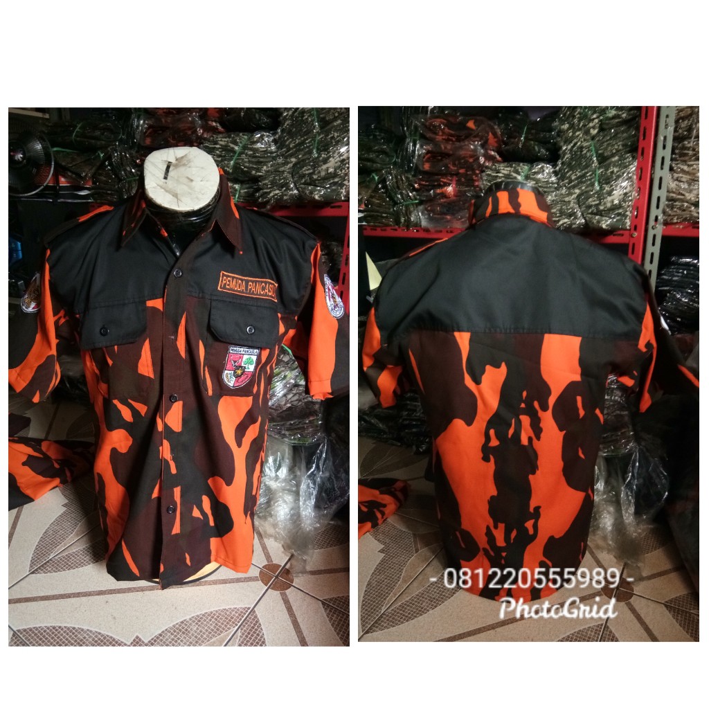 Kemeja pemuda pancasila || kemeja pemuda pancasila kombinasi hitam