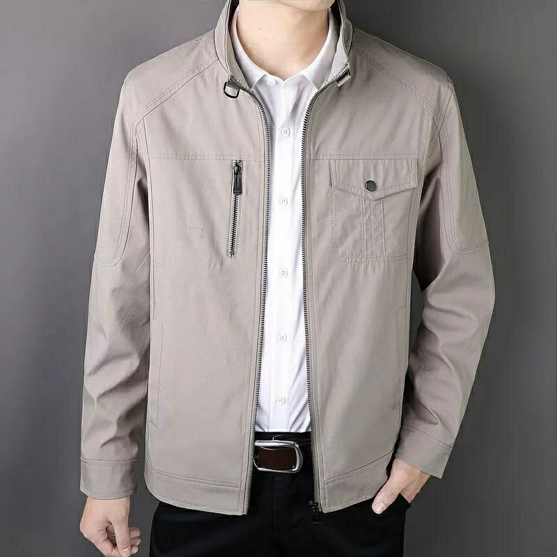 JAKET PRIA KANTOR FORMAL / JAKET KANTOR PREMIUM CASUAL DRILL / JAKET MOTOR FORMAL BOMBER VERSITY