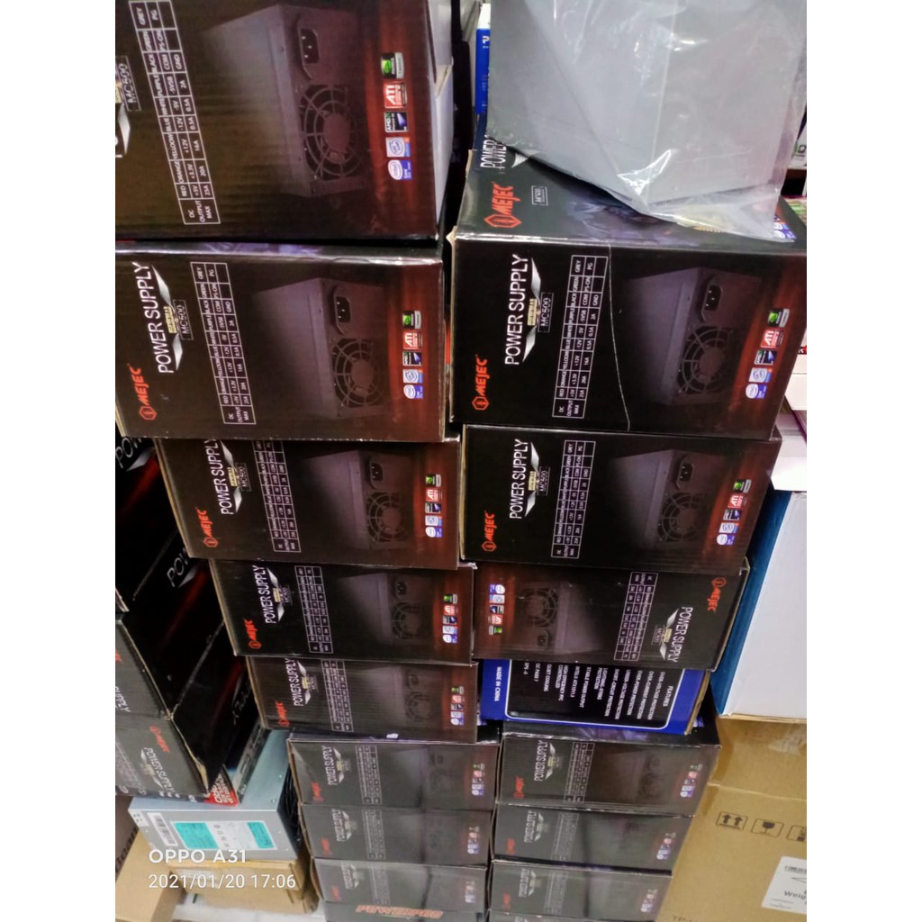 power suplay 500wat mejec original garansi resmi kabel power suplay