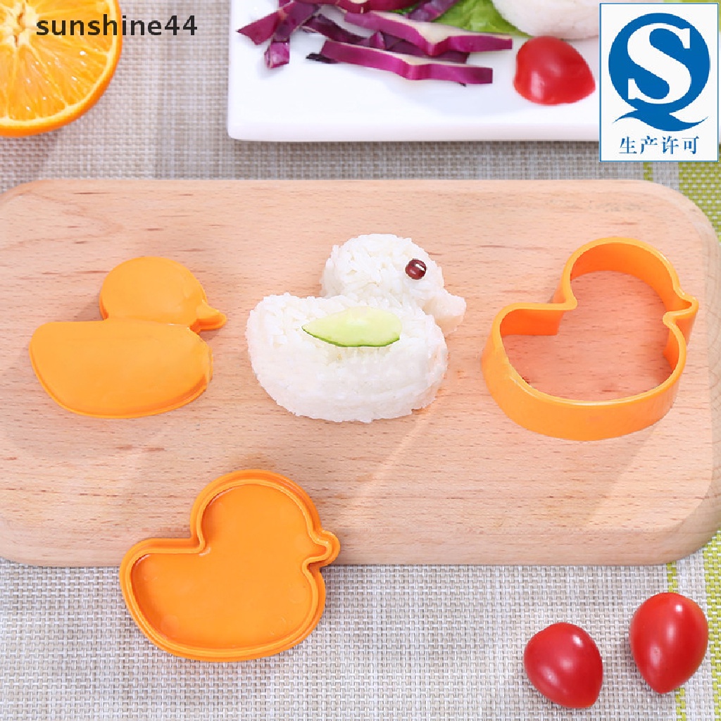 Sunshine Cetakan Emboss Roti / Biskuit / Kue / Sandwich Bentuk Bebek DIY