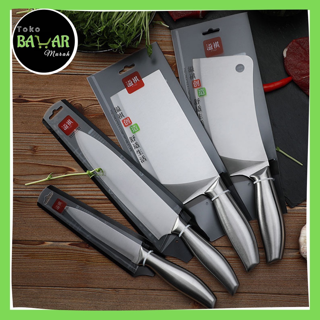 Pisau Dapur Stainless Steel / Chef Knife Stainless Steel / Pisau HOMEXO YIQI / Pisau Dapur Paring
