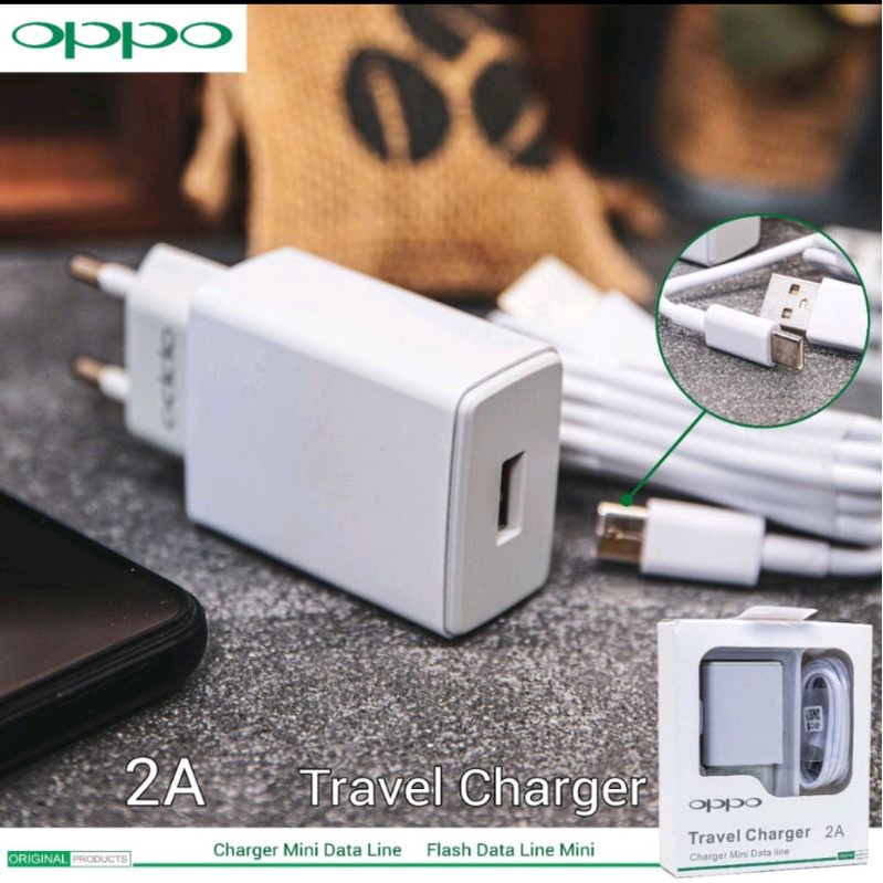 Charger oppo original F1 F1S F3 F5 F7 A57 A83 A71 A39 A37 A3S Neo7 A5s A7 A12 A15 2 Ampere MICRO USB