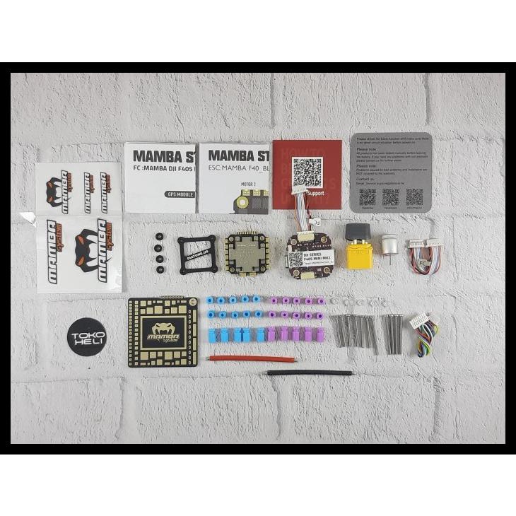 Mamba Dji F405 Mini Mk2 40A 2-6S Analog Fc Esc Flight Controller Stack Kode 412