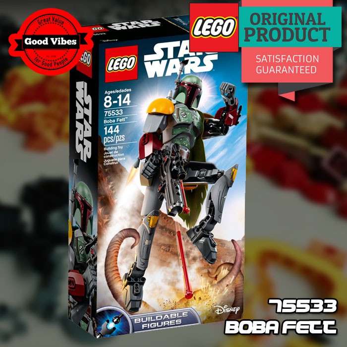 LEGO Original STAR WARS 75533 Boba Fett - Mainan Anak Edukasi Lego SW Lego Han Solo Lego Kreatif