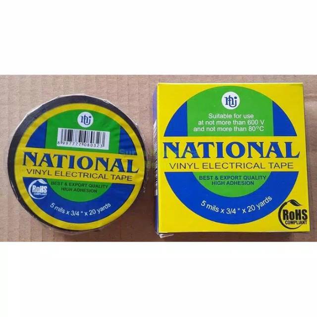 Isolasi Listrik National / Isolasi Listrik hitam