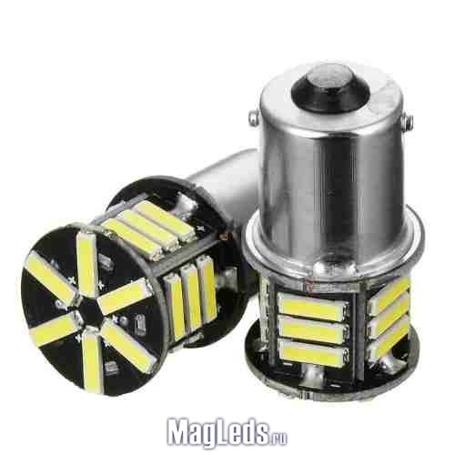 Lampu Mundur Mobil LED Sein Sen Reting 1156 1 Kaki Bayonet 21 Mata SMD