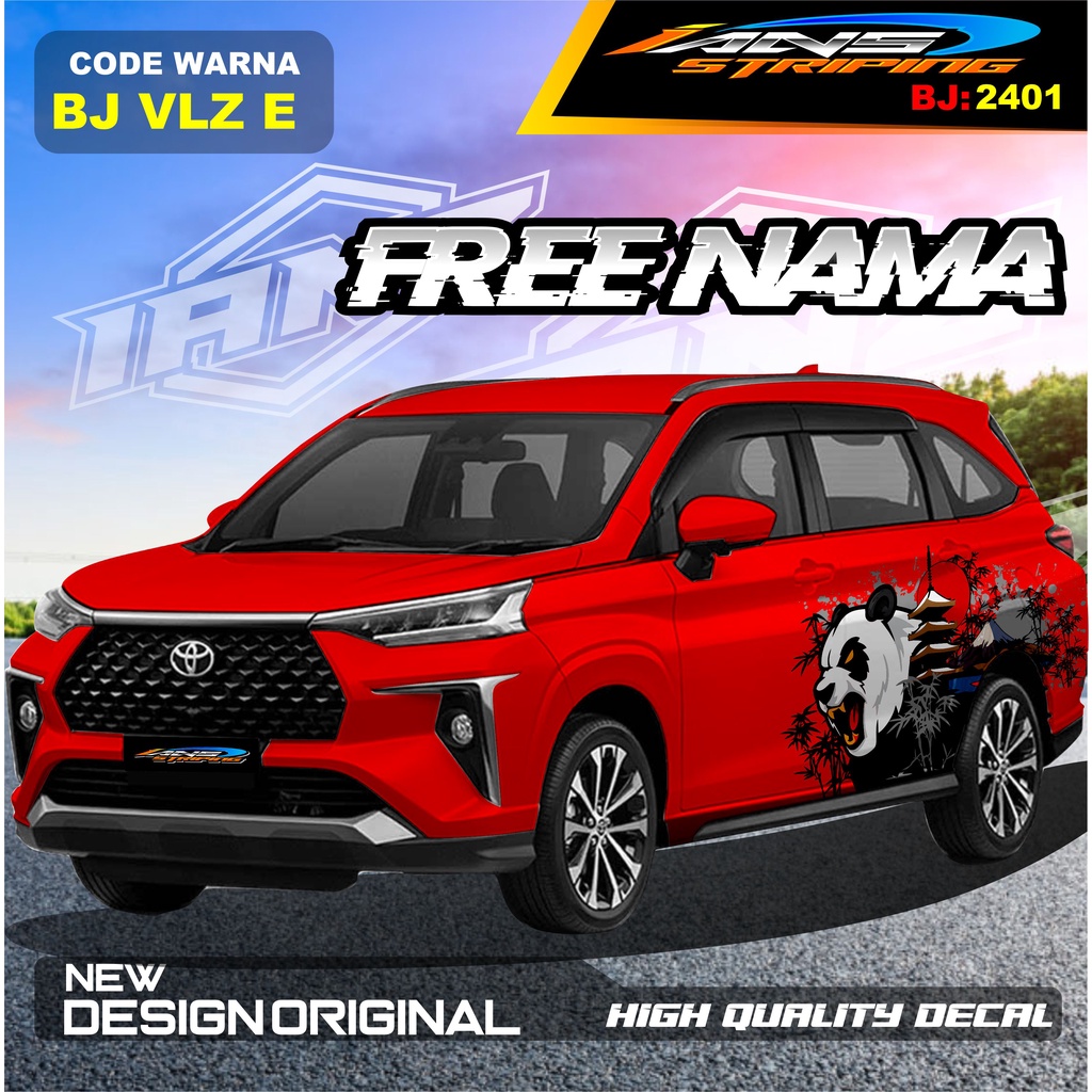 STIKER MOBIL AVANZA VELOZ / VARIASI STIKER MOBIL XENIA REBORN / STICKER DECAL MOBIL PAJERO / STIKER MOBIL