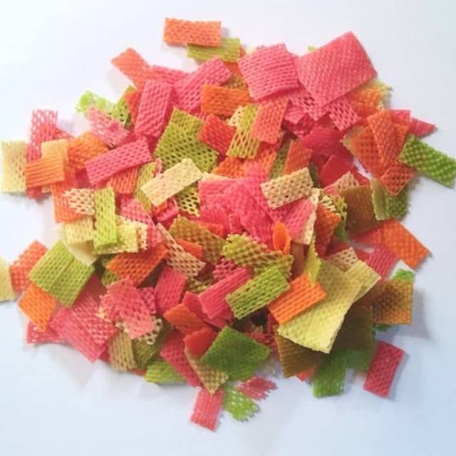 

Kerupuk Taro Warna Warni Mentah isi 1/4 Kg, Cocok untuk Camilan, Lauk Makan