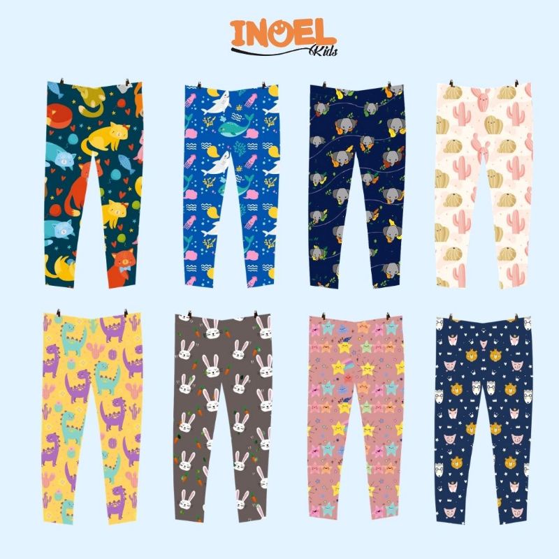 Inoel Kids Legging Anak Perempuan 0-10 Tahun Motif Lucu