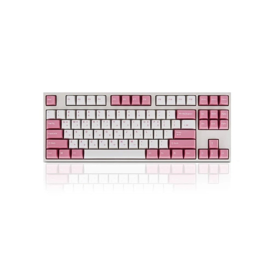 Leopold FC750R Light Pink Mechanical Gaming Keyboard - Red switch