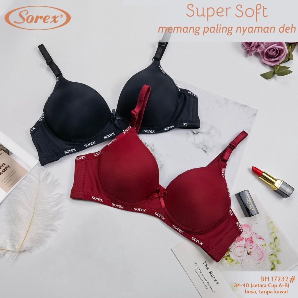 BRA BH tanpa kawat Basic 17232 Sorex