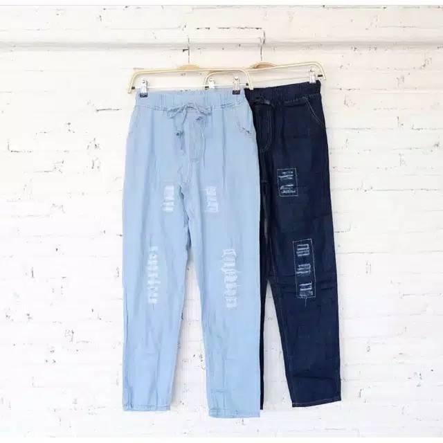 1KG isi 4pcs | BAGGY JEANS SOBEK - RIPPED JEANS