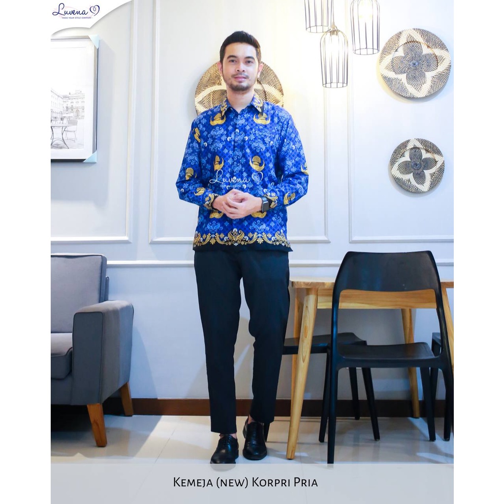 Kemeja Korpri Pria by Luvena