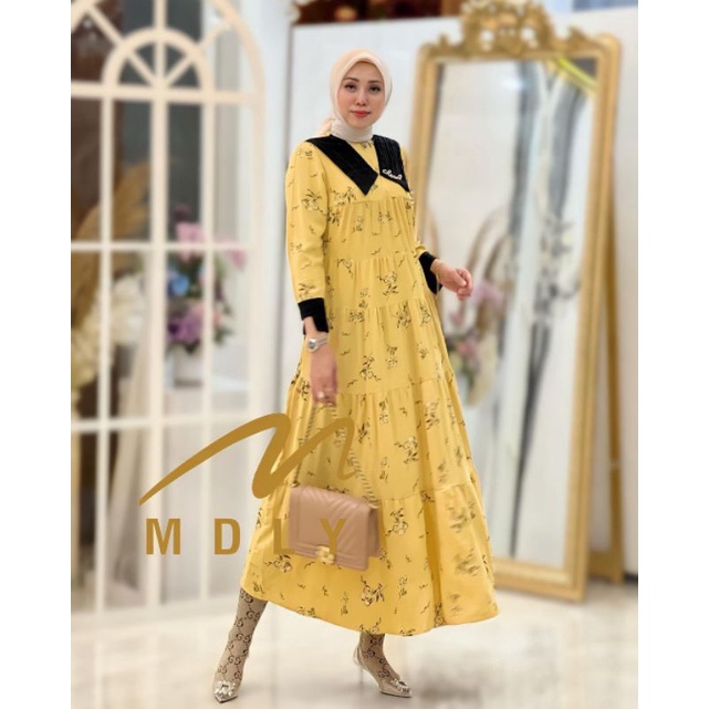 FLEURA MIDI DRESS BY MDLY/ORIGINAL DRESS BY MDLY