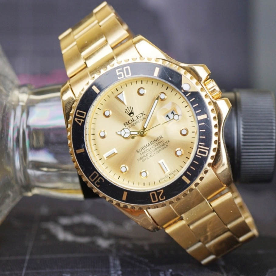 {TERVIRALLL} JAM TANGAN PRIA/COWO STANLISS STELL TAHAN AIR RING PUTAR-JAM ROLEX SUBMARINER-GELANG TA