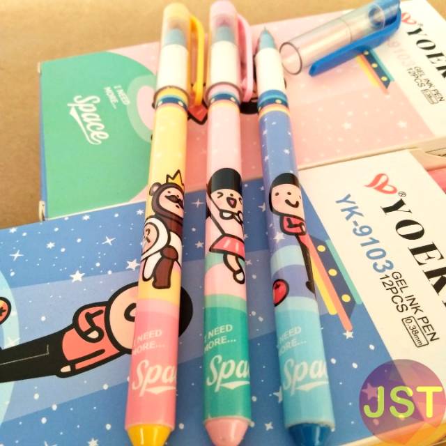 

Pulpen I Need More Space YK-9103 Yoeker Gel Ink Pen