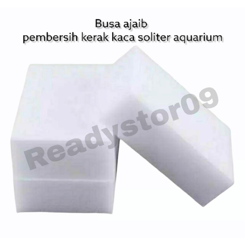 Busa ajaib pembersih kaca kerak lumut jamur aquarium