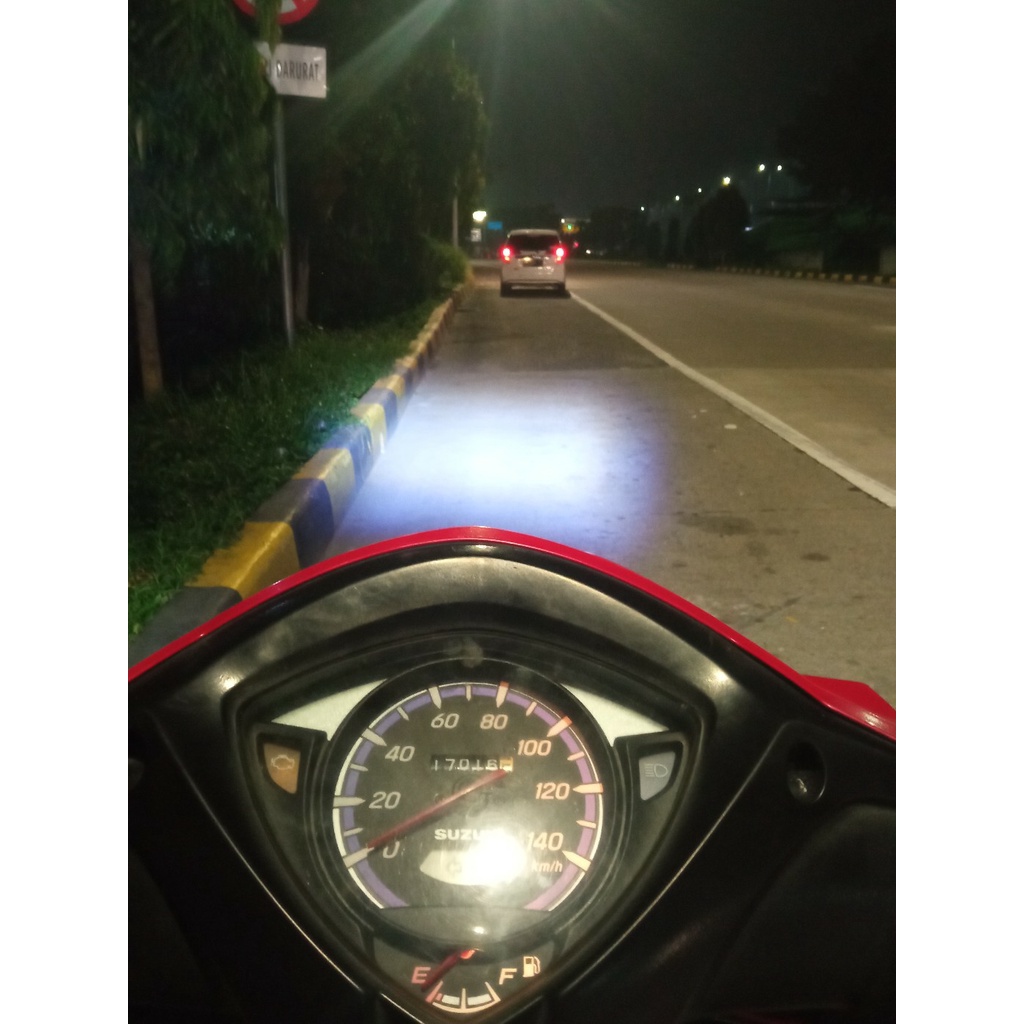 Lampu Led Laser H6 Matic 30watt Fokus Bohlam Depan Bebek Beat Vario Supra Yamaha Honda