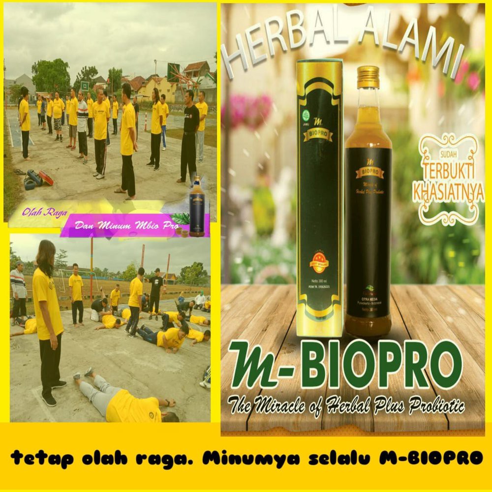 M BIOPRO ASLI HERBAL PROBIOTIK