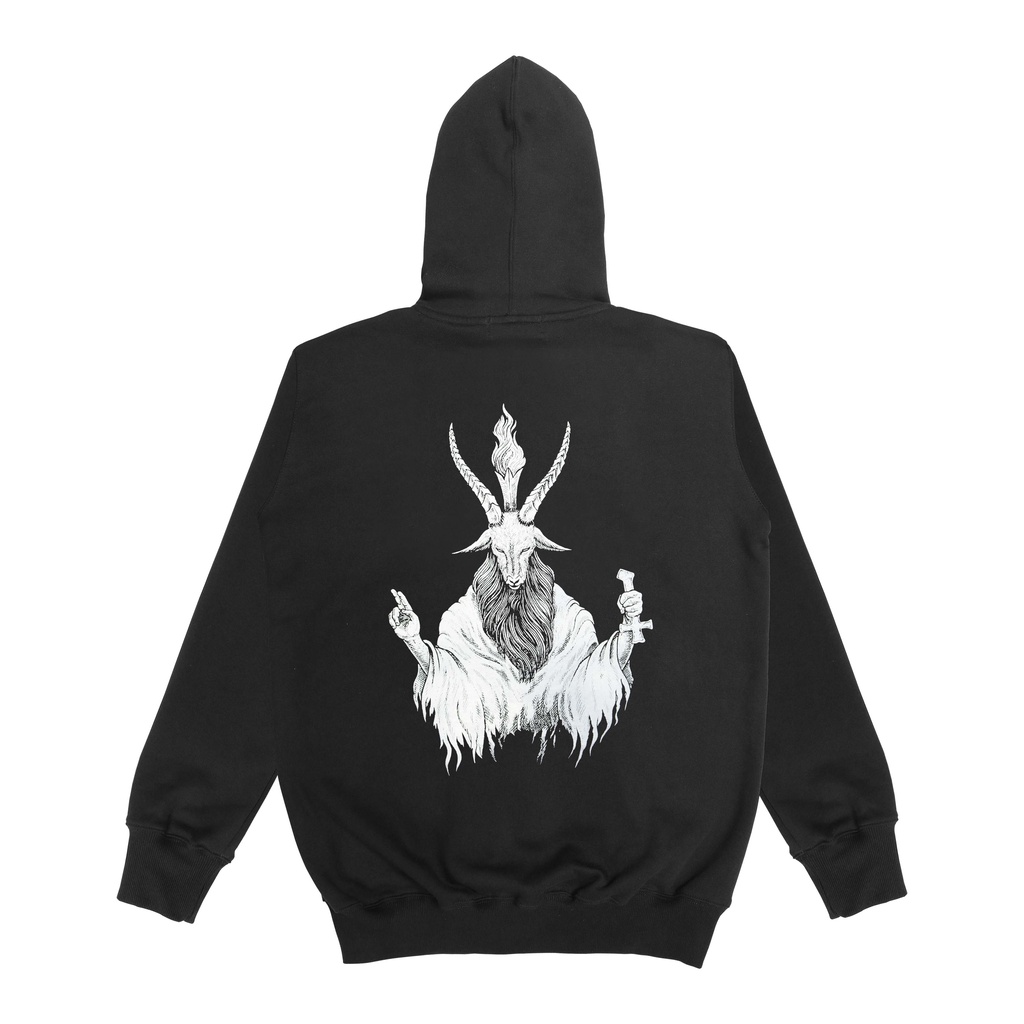 Heretic - Zip-up Zipper Hoodie - Baphomet