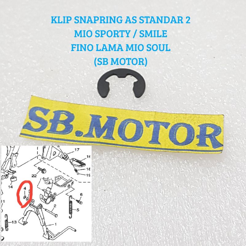 KLIP SNAPRING AS STANDAR 2 TENGAH MIO SPORTY MIO SOUL MIO SMILE FINO LAMA HIGH QUALITY