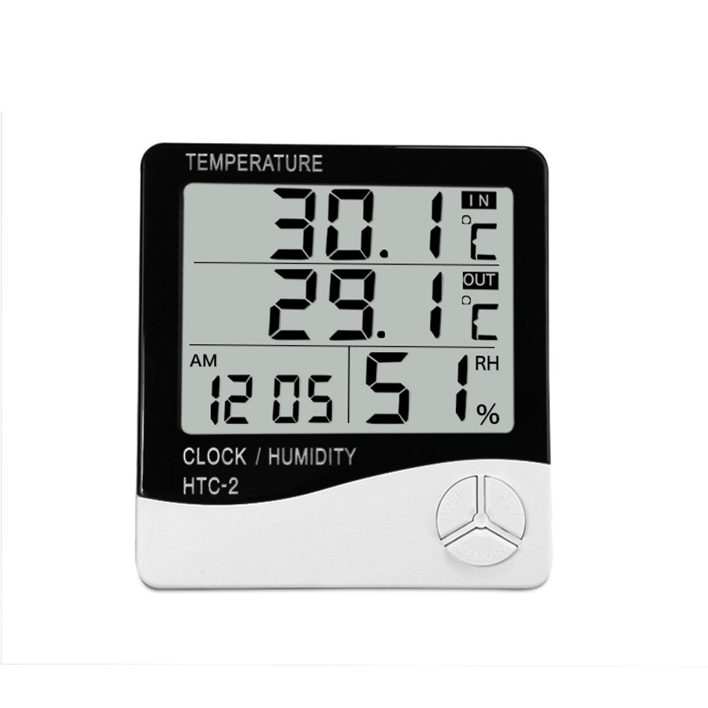 Hygrometer Thermometer Clock 2 HTC2