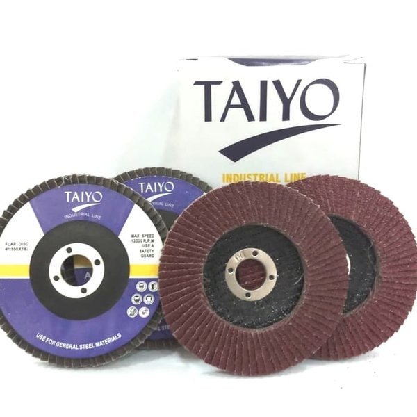 MATA AMPLAS TAIYO FLAP DISC 4 Inch 100 X 16 GRIT 100