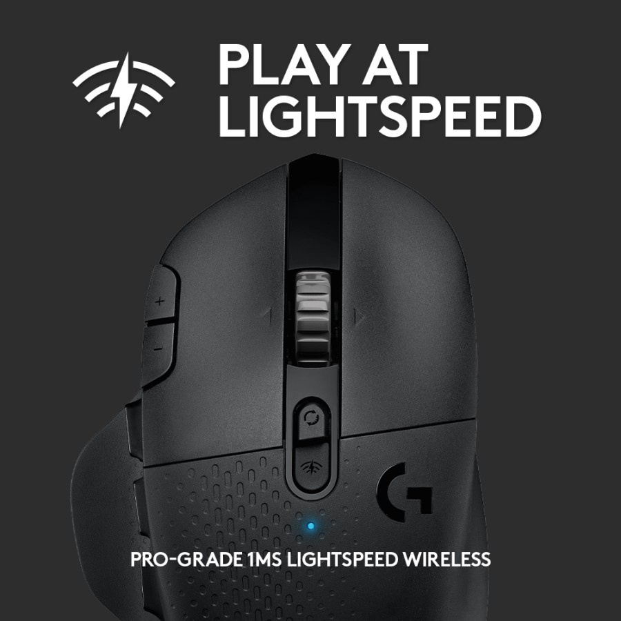 Logitech G604 Lightspeed Mouse Gaming Wireless Bluetooth HERO 25K DPI